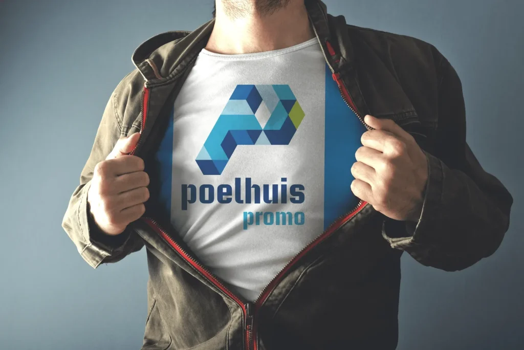 T-shirt met het logo van Poelhuis Promo